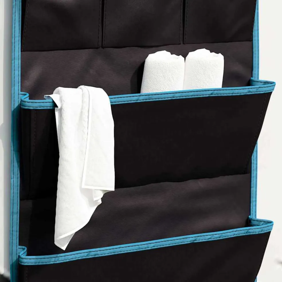 vidaXL Opslagzak met opslag Zwart 66 x 40 cm oxford