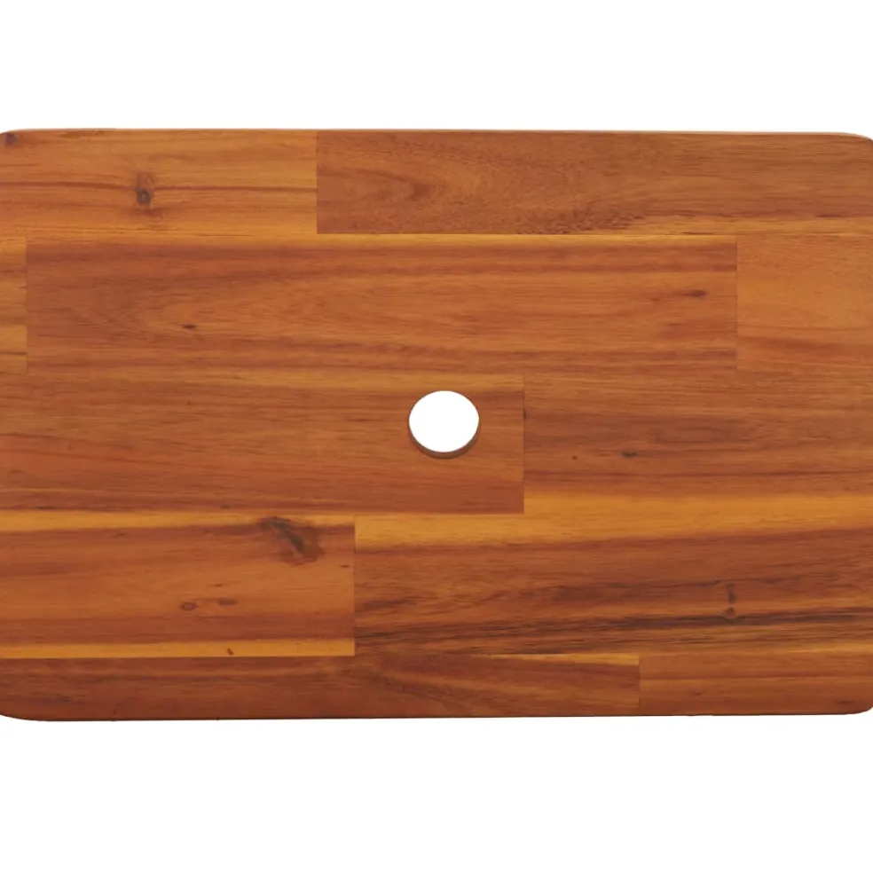 vidaXL Opstapkruk 38x26x22 cm massief acaciahout