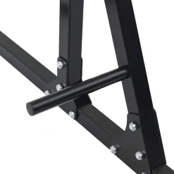 vidaXL Optrekstang Station Zwart 100,5 x 102 x 234,5 cm