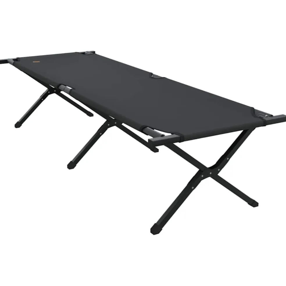 vidaXL Opvouwbaar Camping Bed Zwart 193 x 69 x 45 cm Oxford stof