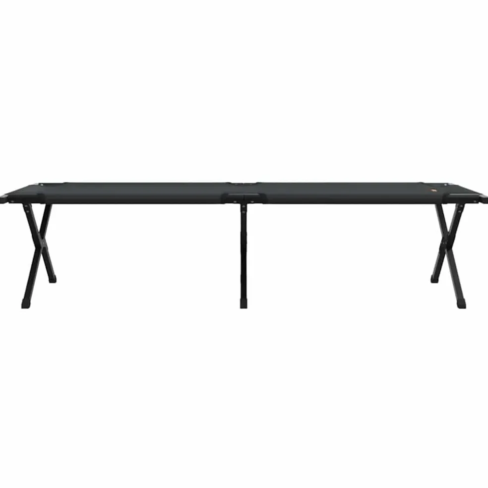 vidaXL Opvouwbaar Camping Bed Zwart 193 x 69 x 45 cm Oxford stof
