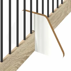 vidaXL Opvouwbaar hondenhek met standaards 2 st Sonoma Eiken 200,5 cm