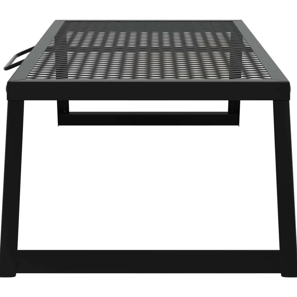 vidaXL Opvouwbare Camping Grill 58 x 31 x 2 cm Legeringen Staal Zwart