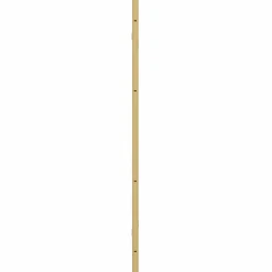 vidaXL Opvouwbare Douchewand Goud 130 x 138 cm ESG-glas en aluminium