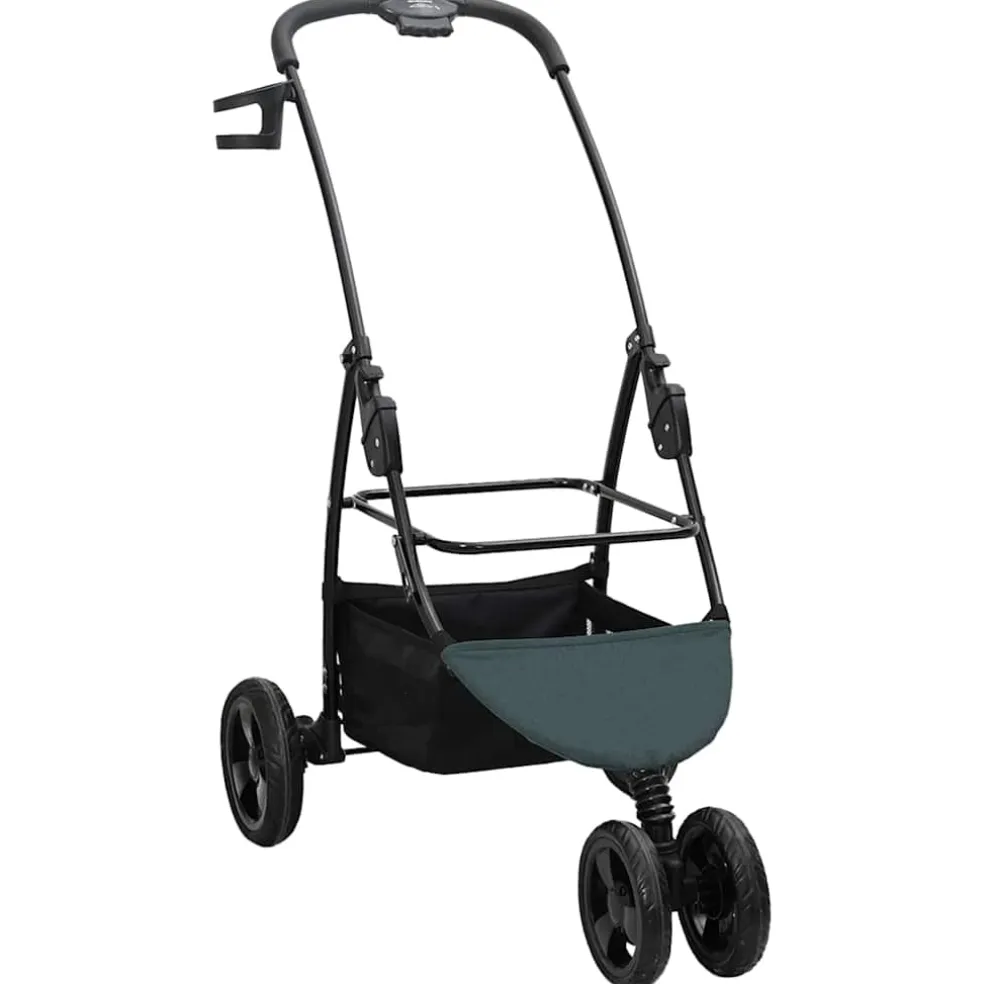 vidaXL Opvouwbare Huisdierenwagen Groen 78 x 54 x 101 cm Polyester