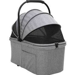 vidaXL Opvouwbare Huisdierenwagen Grijs 81 x 47 x 99 cm Polyester