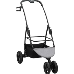 vidaXL Opvouwbare Huisdierenwagen Grijs 78 x 54 x 101 cm Polyester