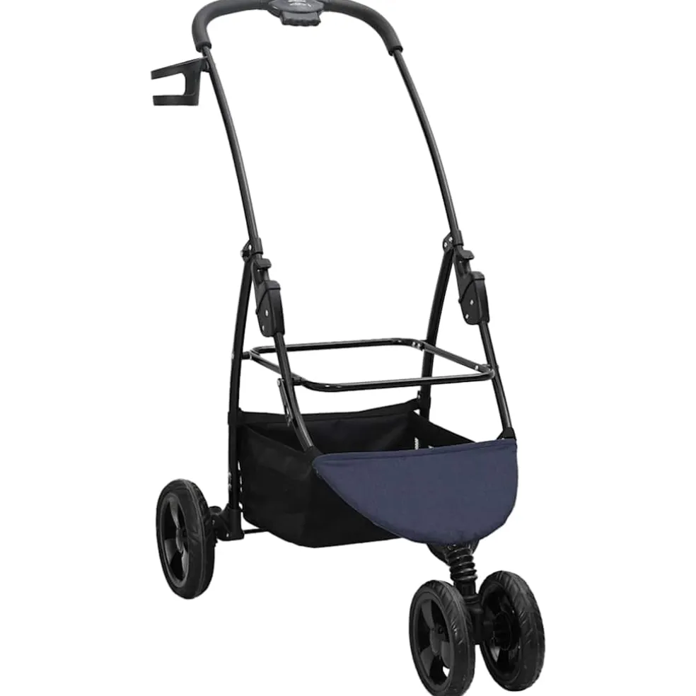 vidaXL Opvouwbare Huisdierenwagen Blauw 78 x 54 x 101 cm Polyester
