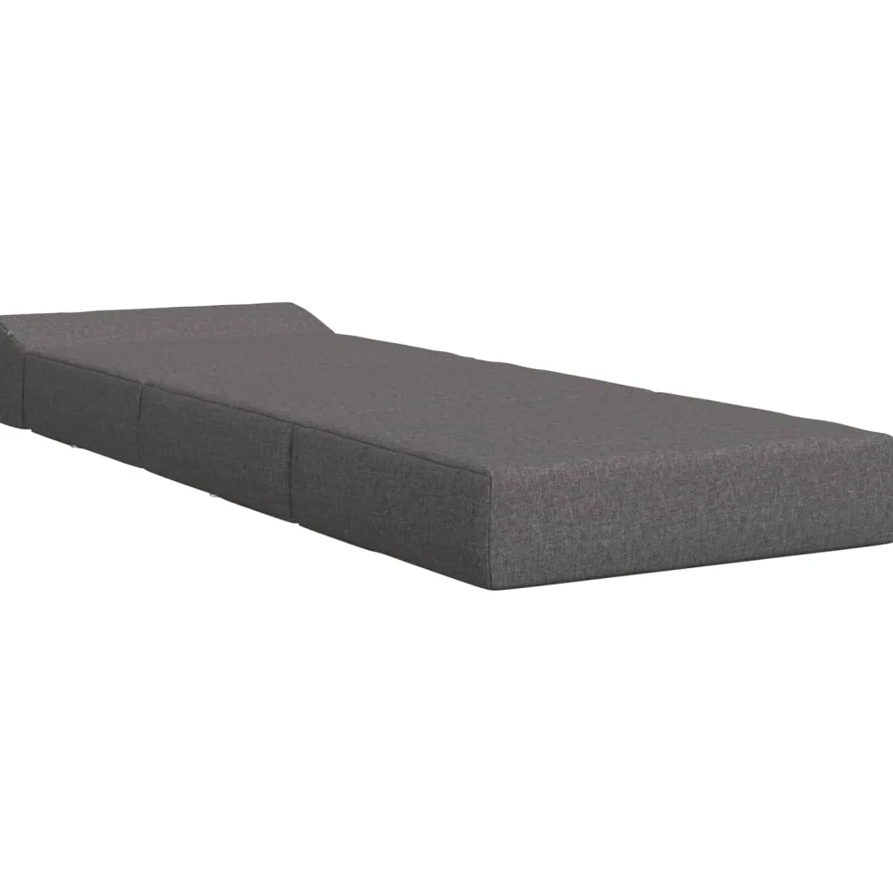 vidaXL Opvouwbare slaapbank Lichtgrijs 70 x 60 x 63 cm Stof