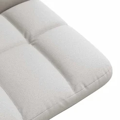 vidaXL Opvouwbare vloerstoel 71x51x62 cm stof wolkengrijs