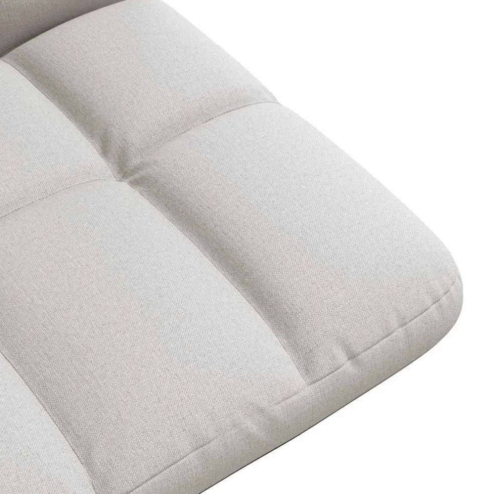 vidaXL Opvouwbare vloerstoel 71x51x62 cm stof wolkengrijs