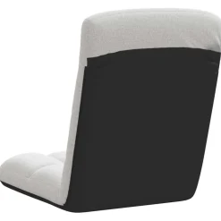 vidaXL Opvouwbare vloerstoel 71x51x62 cm stof wolkengrijs