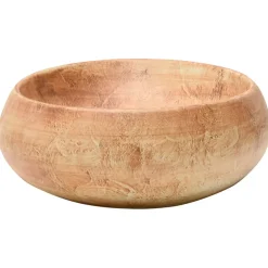 vidaXL Opzetwasbak ovaal 59x40x15 cm keramiek bruin