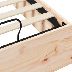vidaXL Ottoman Bedframe met Opslag Naturel 72 x 190 cm