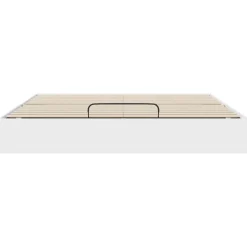 vidaXL Ottoman Bedframe Wit 180 x 200 cm Geconstrueerd hout