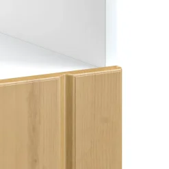 vidaXL Ovenkast Lucca bewerkt hout artisanaal eikenkleur