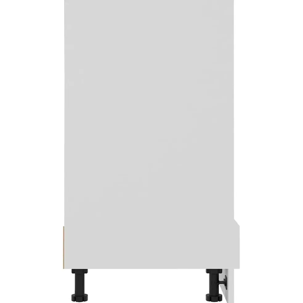 vidaXL Ovenkast Lyon 60x46x81,5 cm bewerkt hout wit