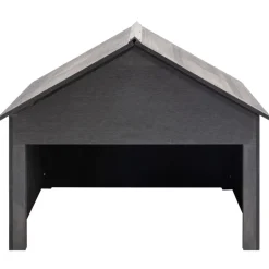 vidaXL Overkapping voor grasmaaier 80x80x70 cm HKC