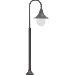 vidaXL Paalverlichting tuin E27 120 cm aluminium brons