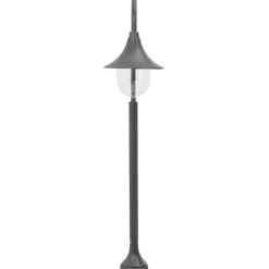 vidaXL Paalverlichting tuin E27 120 cm aluminium brons