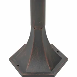 vidaXL Paalverlichting voor tuin E27 110 cm aluminium brons 6 st