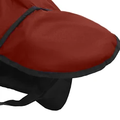vidaXL Paardendeken Bordeaux en Zwart 75 cm Polyester
