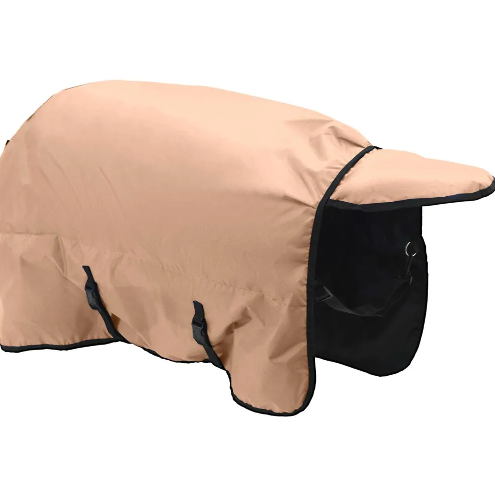 vidaXL Paardendeken Cappuccino 75 cm Polyester