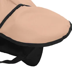 vidaXL Paardendeken Cappuccino 75 cm Polyester