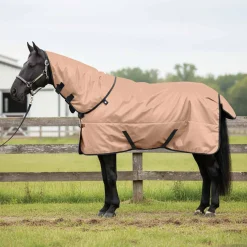 vidaXL Paardendeken Cappuccino 75 cm Polyester