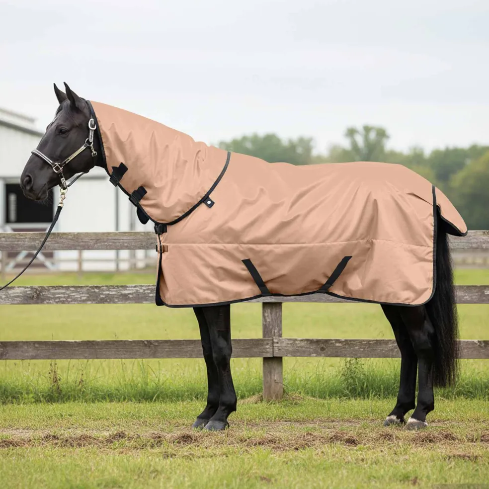 vidaXL Paardendeken Cappuccino 75 cm Polyester