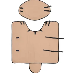 vidaXL Paardendeken Cappuccino 75 cm Polyester