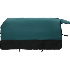 vidaXL Paardendeken Donkergroen en Zwart 75 cm Polyester
