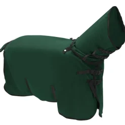 vidaXL Paardendeken Donkergroen 75 cm Polyester Fleece