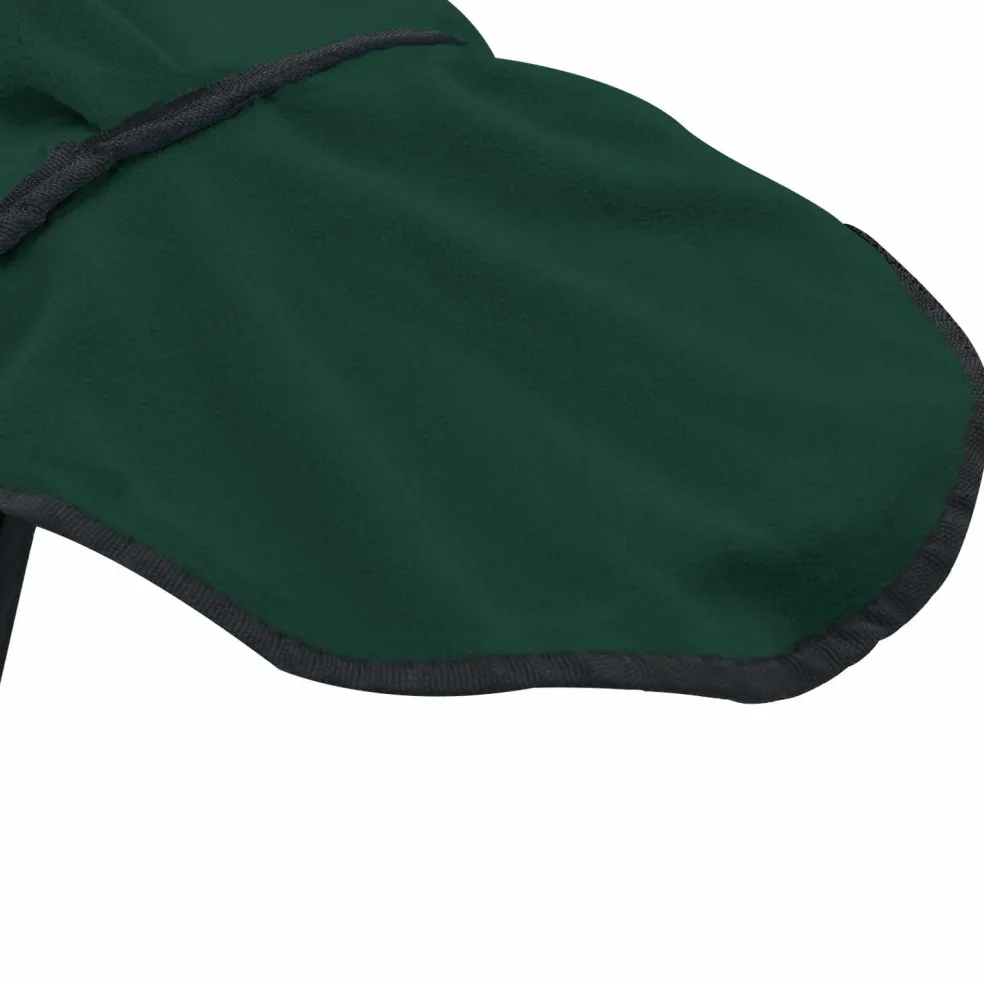 vidaXL Paardendeken Donkergroen 75 cm Polyester Fleece