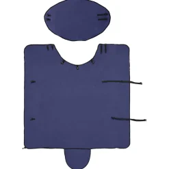 vidaXL Paardendeken Marineblauw 75 cm Polyester Fleece