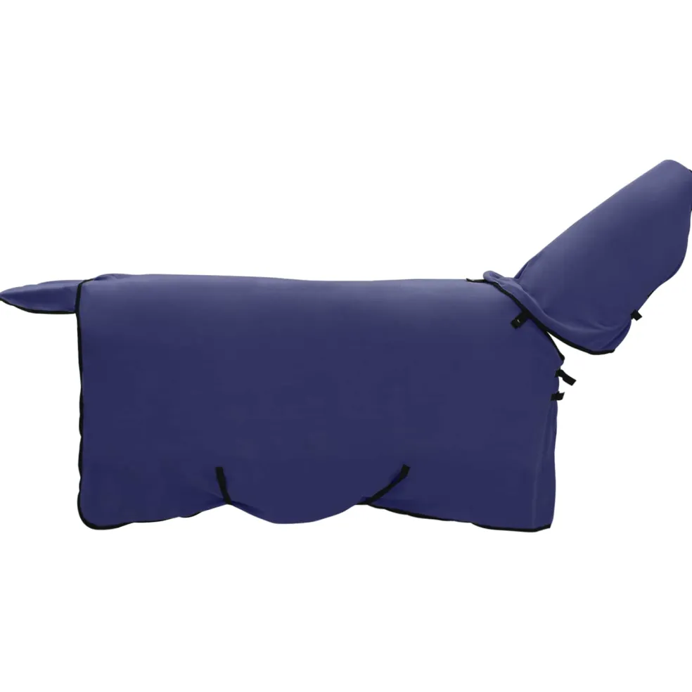 vidaXL Paardendeken Marineblauw 75 cm Polyester Fleece