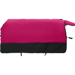 vidaXL Paardendeken Roze en Zwart 75 cm Polyester