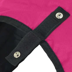 vidaXL Paardendeken Roze en Zwart 75 cm Polyester