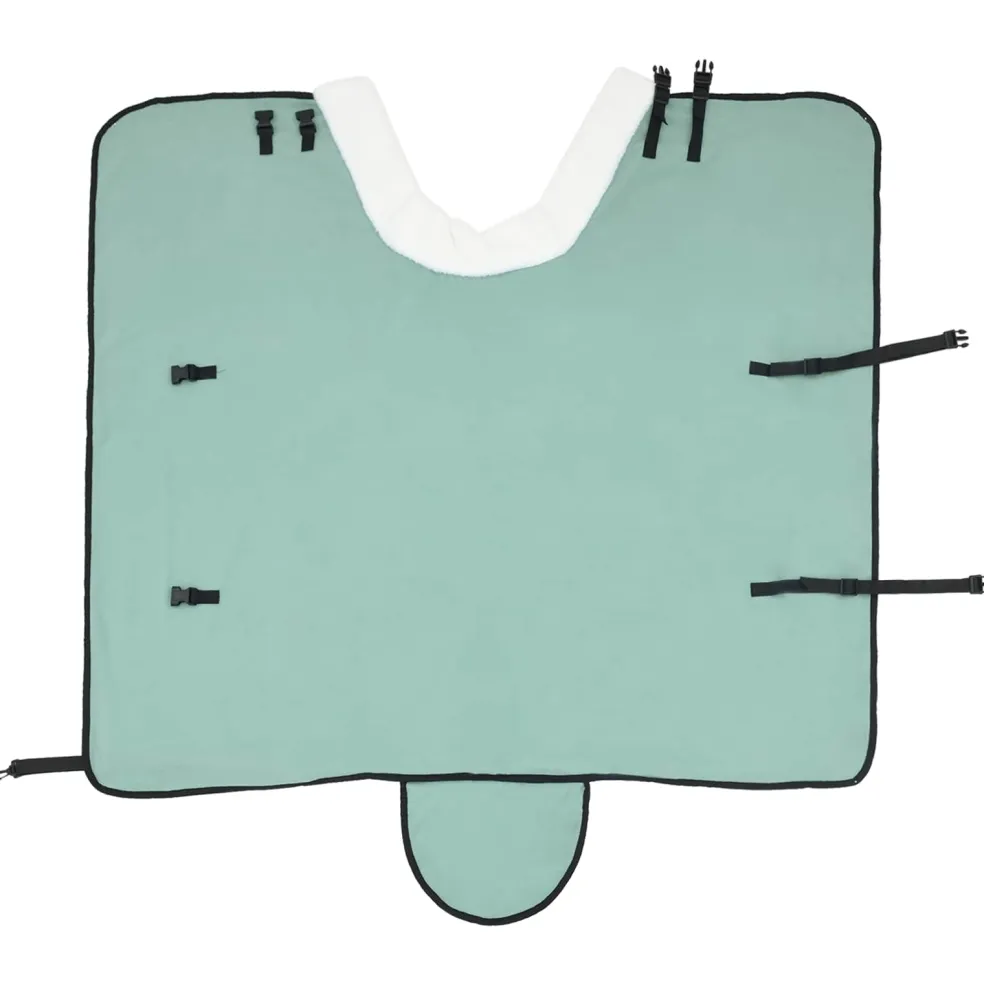 vidaXL Paardendeken Speciale Groen 75 cm Polar fleece