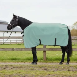 vidaXL Paardendeken Speciale Groen 115 cm Polyester Fleece