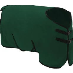 vidaXL Paardendeken Volledig Donkergroen 75 cm Polyester Fleece
