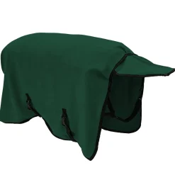 vidaXL Paardendeken Volledig Donkergroen 75 cm Polyester Fleece