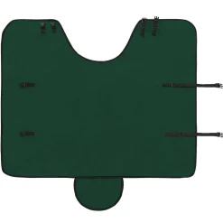 vidaXL Paardendeken Volledig Donkergroen 75 cm Polyester Fleece
