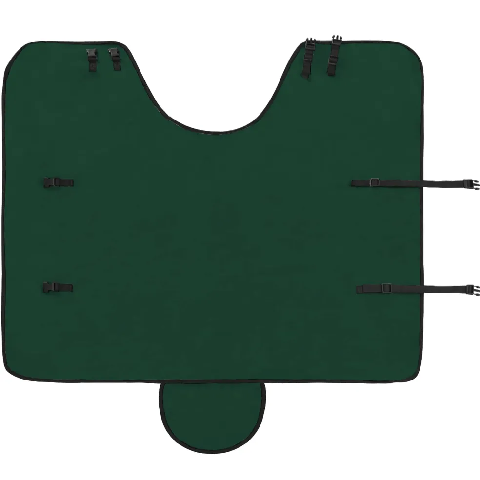 vidaXL Paardendeken Volledig Donkergroen 75 cm Polyester Fleece