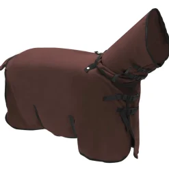 vidaXL Paardendeken Volledig Donkerbruin 75 cm Polyester Fleece