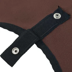 vidaXL Paardendeken Volledig Donkerbruin 75 cm Polyester Fleece