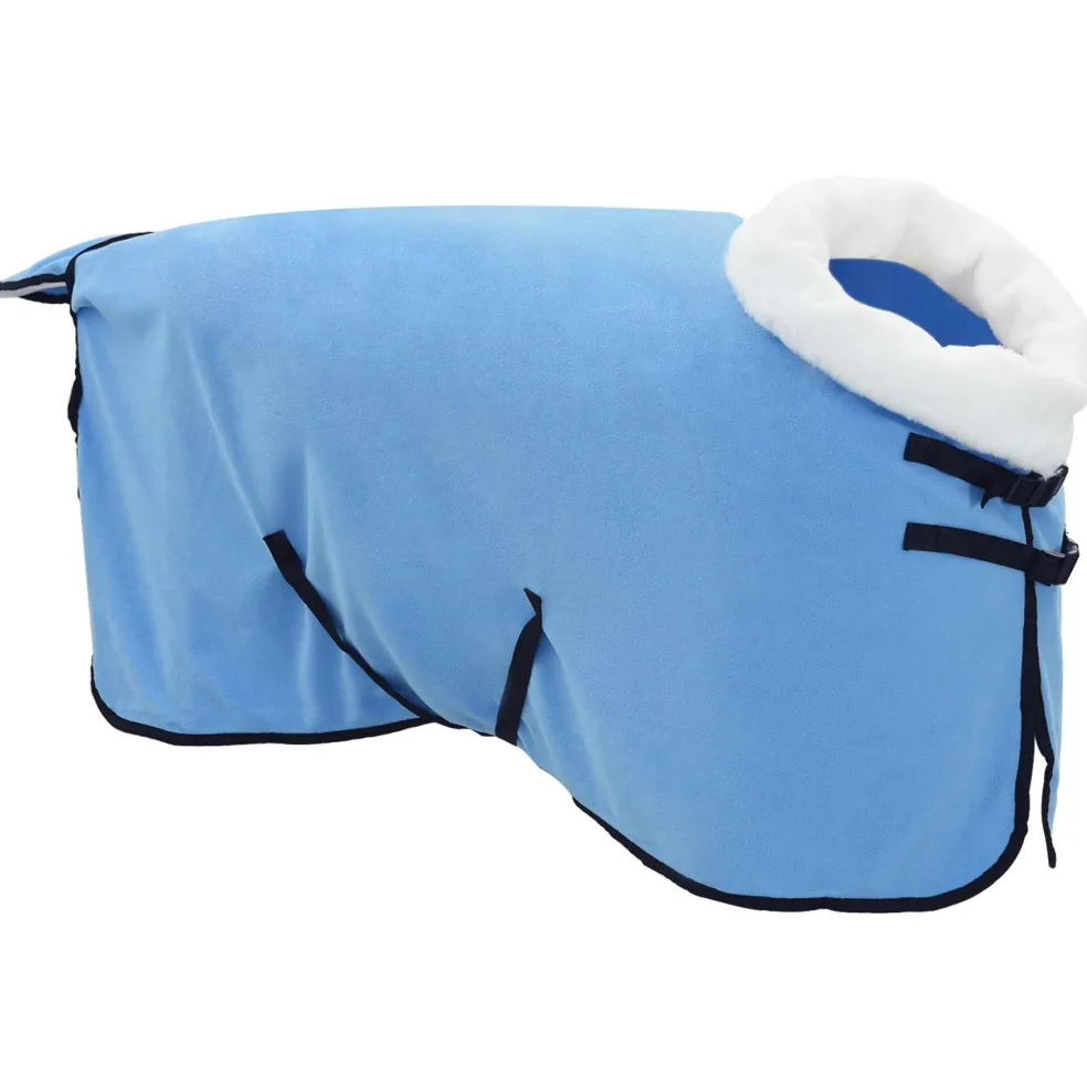 vidaXL Paardendeken Volledige Aqua 75 cm Polar fleece