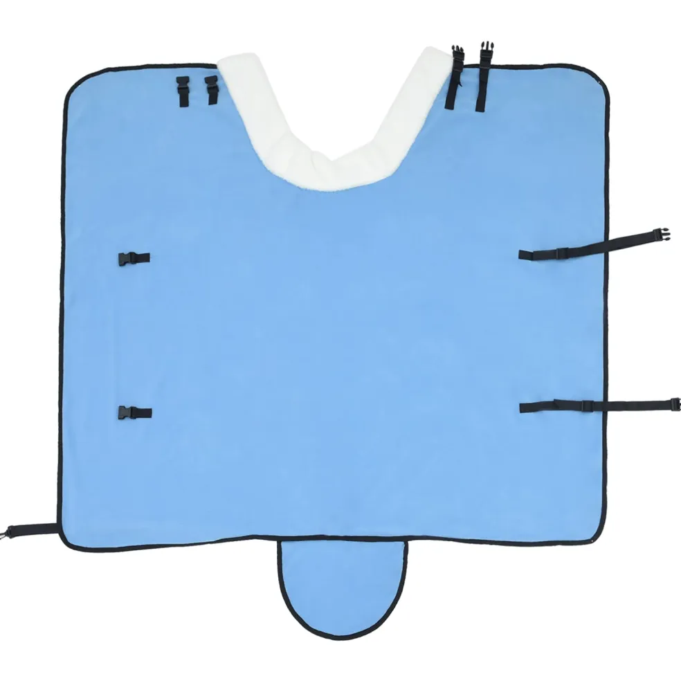 vidaXL Paardendeken Volledige Aqua 75 cm Polar fleece