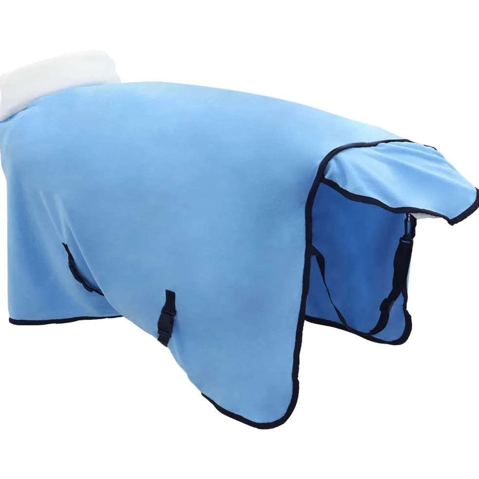vidaXL Paardendeken Volledige Aqua 75 cm Polar fleece