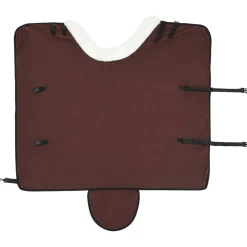 vidaXL Paardendeken Volledig Donkerbruin 75 cm Polar fleece